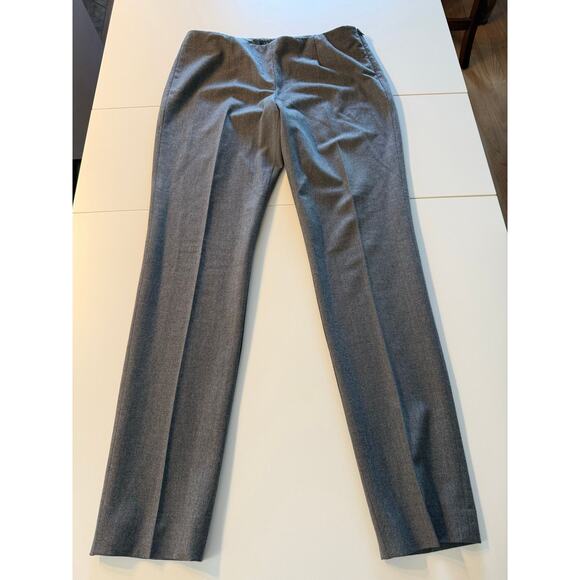 Theory Gray Wool Trousers Sz 10 $345 MSRP - Picture 2 of 7